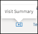 Visit summary icon with call out indicating this is the visit summary.